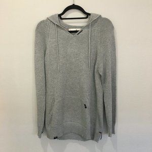 Project e Vintage gray hooded sweater